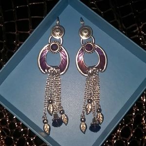 Vintage Amethyst inspired earrings